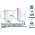thumbnail image 2 of Lotusprinthandmade 3D Illusion Personalized Christian Faith Accent Mug 15oz, Flat 2D Print (Light Blue), 2 of 3