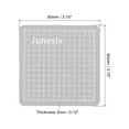 thumbnail image 2 of Uxcell 3.1" x 3.1" Cutting Mats Rotary Fabric Mat Self Recover Double Sided Mini, Grey 2 Pack, 2 of 5
