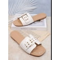 thumbnail image 3 of Soda Flat Adjustable Strap Sandal, 3 of 5