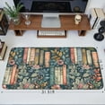 thumbnail image 6 of Floral Books Desk Mat Cute Desk Pad XXL Mouse Pad Colorful Mouse Keyboard Pad Flower Bookshelf Desktop Mat for Computer Laptop Aesthetic Reader''s Home Decor 31.5x15.7 in, 6 of 7