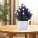 thumbnail image 1 of Artificial Silk Flower Arrangement in Weighted Pot for Home Office Decor - 1 Piece, 1 of 6