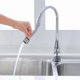 thumbnail image 5 of Extensor de grifo giratorio de 360° de acero inoxidable: ajustable de 12 cm, adecuado for fregaderos de baño y cocina, diseño de conexión rápida, control de flujo, compatible con grifos estándar, 5 of 9