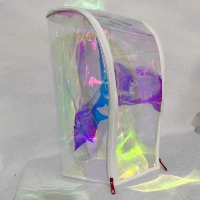 Bolsa de Golf Cubierta de Lluvia Cubierta Protectora con Cremallera Impermeable Transparente a Prueba de Polvo Bolsa de Golf Capucha para Carros de Go Tirador Doble