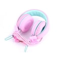 thumbnail image 1 of Sidaley Auriculares con cable de 3,5mm con micrófono integrado para ordenador portátil, teléfono móvil, orejera para niños, auriculares con Cables de audio/vídeo Rosado, 1 of 6