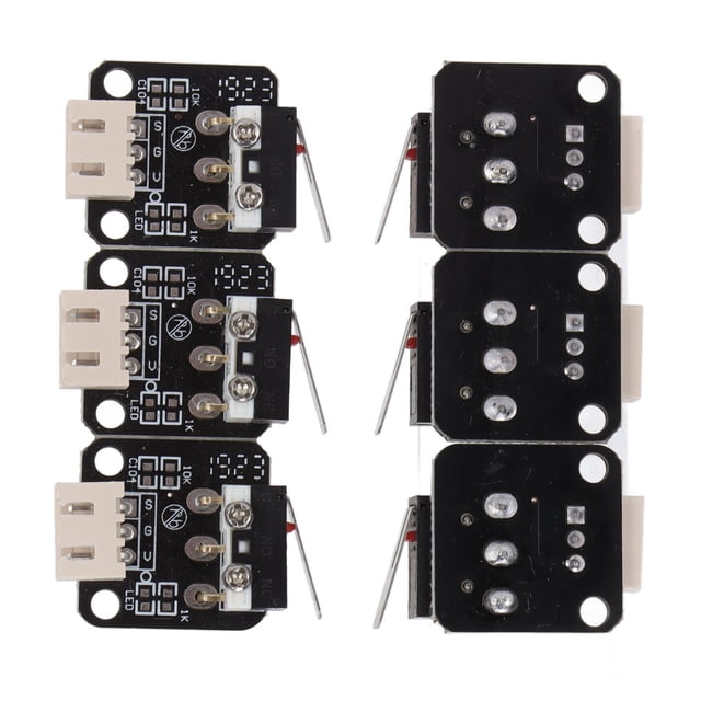 Imprimante 3D à interrupteur de fin de course, meilleure ténacité Interrupteur de fin de course d'imprimante 3 broches N/ON/C Matériau épais Axe X/Y/Z pour Ender3 pour la