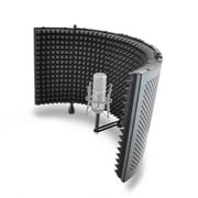 NEW Pyle PSMRS11 Studio Microphone Isolation Shield with Sound Dampening Foam
