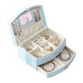 thumbnail image 4 of Caja de almacenamiento de joyas, joyero con espejo, joyero organizador, joyero portátil, máxima comodidad Jadeshay A, 4 of 8