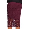 thumbnail image 3 of Bar III Crochet Lace Midi Skirt Purple S, 3 of 3