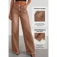 thumbnail image 2 of Jeans PRETTYGARDEN de Pierna Ancha para Mujer de Cintura Alta Marrón, 2 of 4
