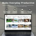 thumbnail image 2 of Lenovo IdeaPad 15.6" FHD Laptop, Intel Pentium Silver N6000 Processor, 12GB RAM, 512GB PCIe SSD, 720P HD Webcam, Dolby Audio, 1 Year Office, Blue, Win 11, 32GB Hotface USB Card, 2 of 5