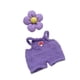 thumbnail image 3 of Mono con tirantes de pierna ancha Perfecl para muñecas de 5,91'' Violeta, 3 of 8