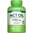 thumbnail image 1 of Nature's Truth Suplemento Aceite MCT 3600 mg (triglicéridos de cadena media), 100 cápsulas, 1 of 4