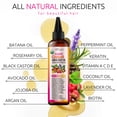 thumbnail image 3 of Super Blend of Pure Rosemary Oil for Hair Growth with Black Castor, Batana, Argan, Jojoba, Infused with Keratin & Biotin, Blend Scalp and Hair Oil for Hair Strengthening, Moisture, Shine, Protection, 3 of 7
