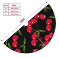 thumbnail image 3 of Sikiie Cherry 30-48 inches {designName} Print Christmas Tree Skirt Snowman Xmas Tree Skirt with Edge Christmas Decorations for Holiday Party48", 3 of 7
