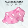 thumbnail image 2 of Fotbe Breast Cancer Awareness (3) Sombrero Tipo Pescador con Estampado – Sombrero de Sol de Algodón de Moda para Playa, Golf, Pesca, 2 of 6