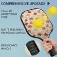 thumbnail image 2 of Pickleball Paddles Set,Pioneer Flower Floral Print Pattern Fiberglass Surface Pickleball Racket Set with 2 Indoor Outdoor Pickleball Balls and Pickleball Bag,Pickle-ball Equipment, 2 of 6