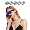 thumbnail image 4 of Lunettes de Soleil Sans Fil Musique Lentilles Portable Bluetooth-compatible Réduction de Bruit Extérieur Casque Ouvert, Bleu, 4 of 8