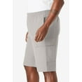 thumbnail image 2 of KingSize Men's Big & Tall Full Elastic Waist Gauze Cargo Shorts, 2 of 5