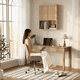 thumbnail image 5 of VERDALAY Armario de baño de pared con 2 puertas, armario de baño, vitrina de madera, armario de pared, estantería abierta, armario flotante para baño, aseo, dormitorio y cocina, 5 of 8