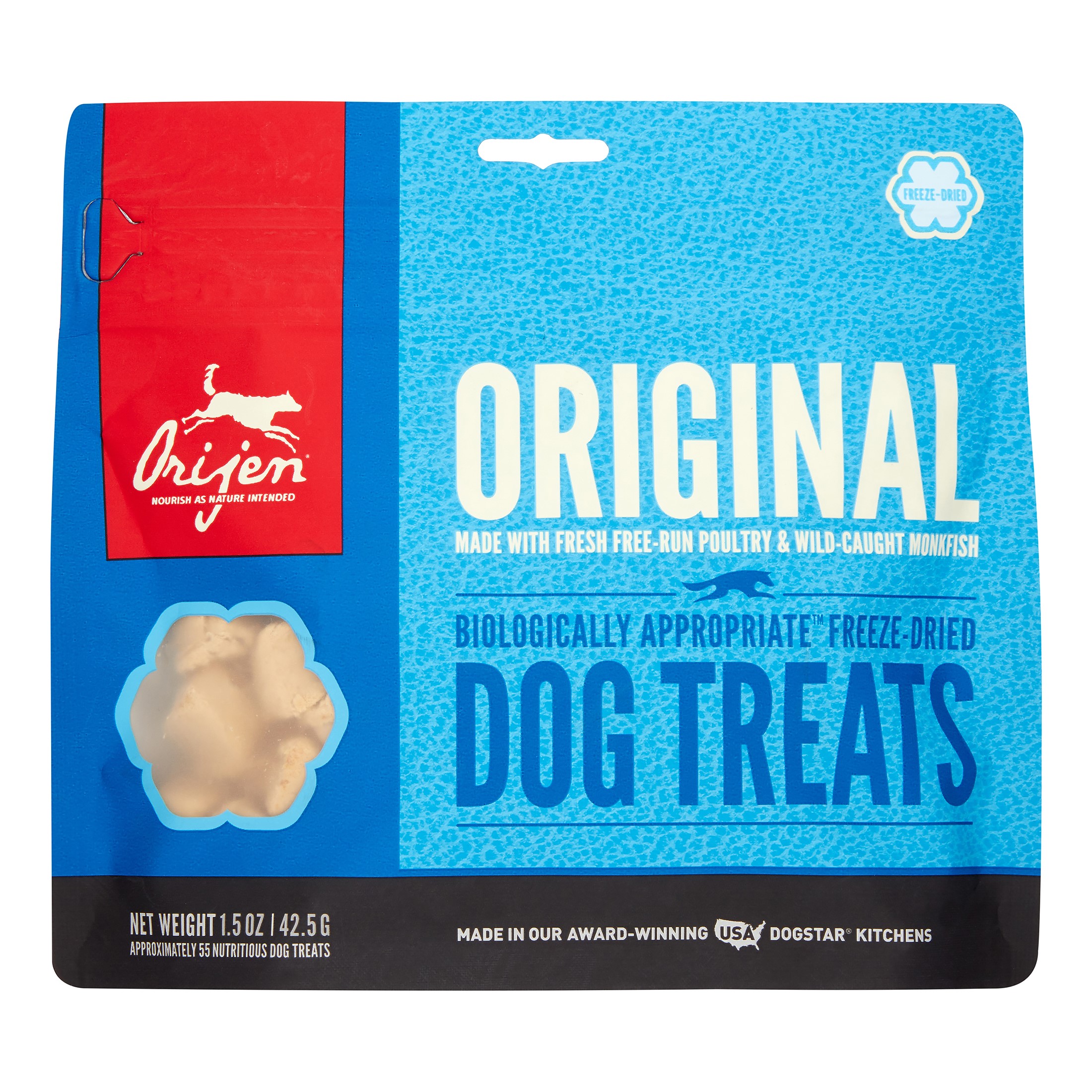 Orijen Original All Stages Freeze Dried Dog Treats, 1.5 oz