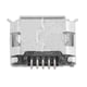 thumbnail image 2 of 60Pcs Micro-USB B Female 5 Pin SMT Placement SMD DIP Socket Connector, 2 of 5