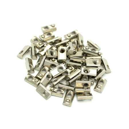 

20PCS M5 Roll In Spring T Nut for 20mm Series Aluminum Extrusions with Slot 6mm