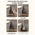 thumbnail image 3 of TOPRenddon Disposable Toilet Brush with Built-In Cleaner – Wall-Mounted, Hygienic Scrubbing Tool with Long Handle & Splash Guard, 3 of 9