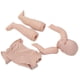 thumbnail image 3 of Kit de muñeca Reborn en blanco de 28 pulgadas, vinilo sin pintar, extremidades suaves, juego de piezas de muñeca infantil DIY, 3 of 14