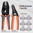 thumbnail image 4 of Completed Electrical Crimper Crimping Tool Set With Hard Storage Case Handle Various Terminals Types From 20 To 2, 4 of 8