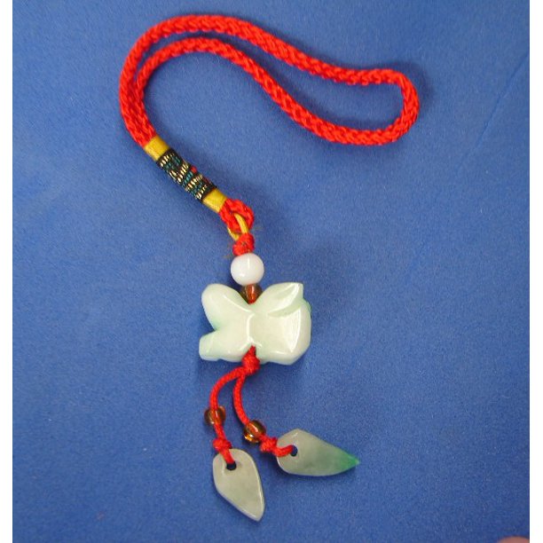 Feng Shui Import - Chinese Zodiac Jade Charms-pig - Walmart.com