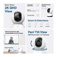 thumbnail image 2 of Tapo TP-Link 2K QHD Cámara de Seguridad panorámica/inclinable para cámara de Mascotas, Monitor de bebé, detección de Movimiento, Seguimiento de Movimiento, Audio de 2 vías, visión Nocturna,, 2 of 5