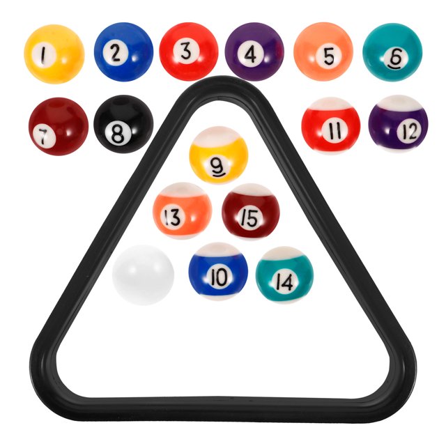 SEWACC 1Ensemble Balle de Billard en Résine Jouets pour Activité Récréative 1.3x1.3x1.3in