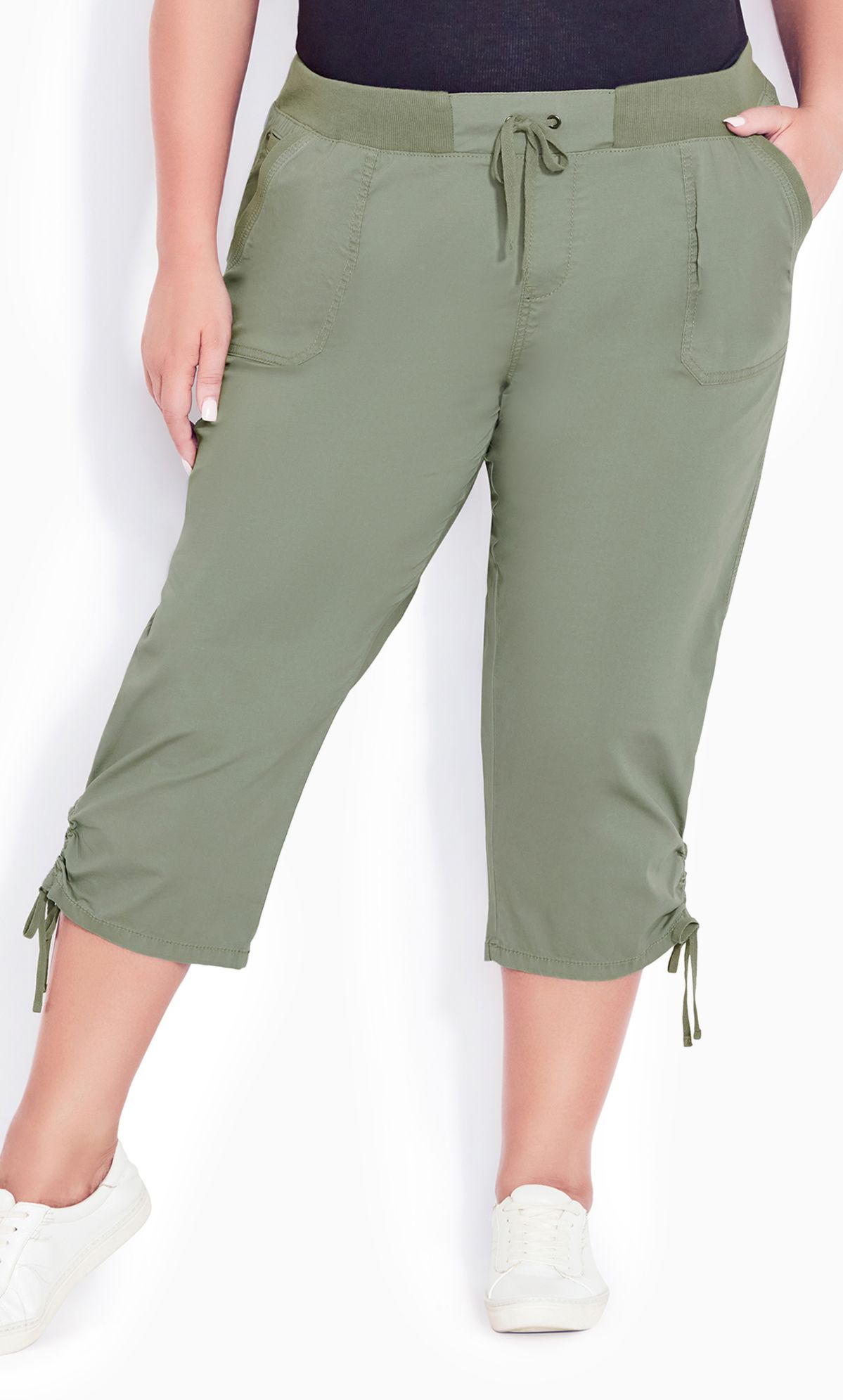 Avenue Womens Plus Size Cotton Cinch 