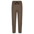 thumbnail image 4 of JUMEYU Boys School Uniform Pants Pull On Elastic Wasit Khaki Chino Dress Pant Fashion Kids Boy's Clothes 4T-12T (Coffee,11T 12T), 4 of 8