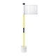 thumbnail image 1 of Banderas de golf premium con forma de copa y agujero plegables para práctica de golf blanco, 1 of 9