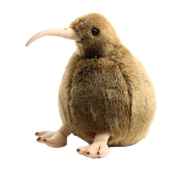 Cute Furry Realistic Kiwi Bird Plush Doll Soft Stuffed Animal Toy 11 inch Cuddle