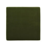 Knox 35 Square Storage Cocktail Ottoman Olive Green Performance Velvet