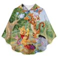 thumbnail image 2 of Winnie The Pooh Flannel Wearable Blanket, Warm Shawl Blanket Comfy Poncho Throw with Buttons for Women And Men, 2 of 7