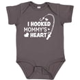 thumbnail image 3 of Inktastic I Hooked Mommy's Heart with Fishing Rod Boys or Girls Baby Bodysuit, 3 of 5