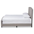 thumbnail image 2 of Baxton Studio Morgan Full Size Grey Upholstered Panel Bed, 2 of 10