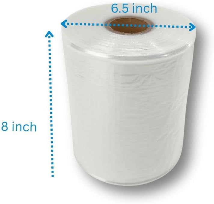Nylon-Enriched HDPE+PA Air Pillow Film Roll, Perforated Every 4", Air Cushion Bubble Packing Material for Shipping, Improved Barrier, Thicker & Long-Lasting – 1000 ft x 8" x 4"