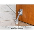 thumbnail image 4 of Brinks Commercial 5035100 5.16 in. Brass Satin Chrome Kick-Down Door Holder Mounts to Door, 4 of 7