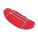 thumbnail image 2 of Riñonera con cinturón ajustable para correr al aire libre, senderismo, ejercicio de entrenamiento físico (rojo), 2 of 8