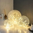 thumbnail image 1 of Lights4fun Set Of 3 Led Glass Balls Battery-operated LINERO 2024 Walkbee A, 1 of 5