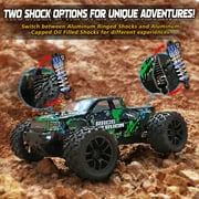 HAIBOXING 1:18 Scale 4WD Waterproof Off-Road RC Truck - 36 km/h High Speed RC Car with 2 Li-Po Batteries, Remote Control Car for Kids and Adults
