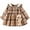 Coffee, variant on WIBACKER Toddler Baby Girl Fall Winter Mini Dress Long Sleeve Plaid Holiday Party Dress with Bear Toy