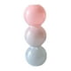 thumbnail image 4 of Jarrón de burbujas de vidrio, florero de vidrio, adorno para jardín, decoración de oficina, accesorios rosa gris claro, 4 of 9