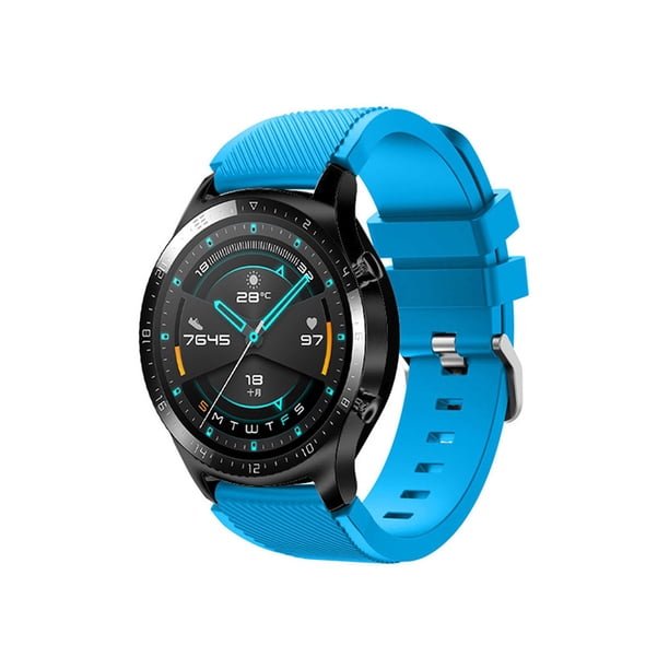 Correa de reloj de silicona de 22 mm Banda de reloj Reemplazo de pulsera con superficie de Abanopi Correa de reloj