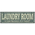 thumbnail image 6 of Ottomanson Non-Slip Rubberback Text 2x5 Laundry Room Runner Rug, 20" x 59", Baby Blue, 6 of 10