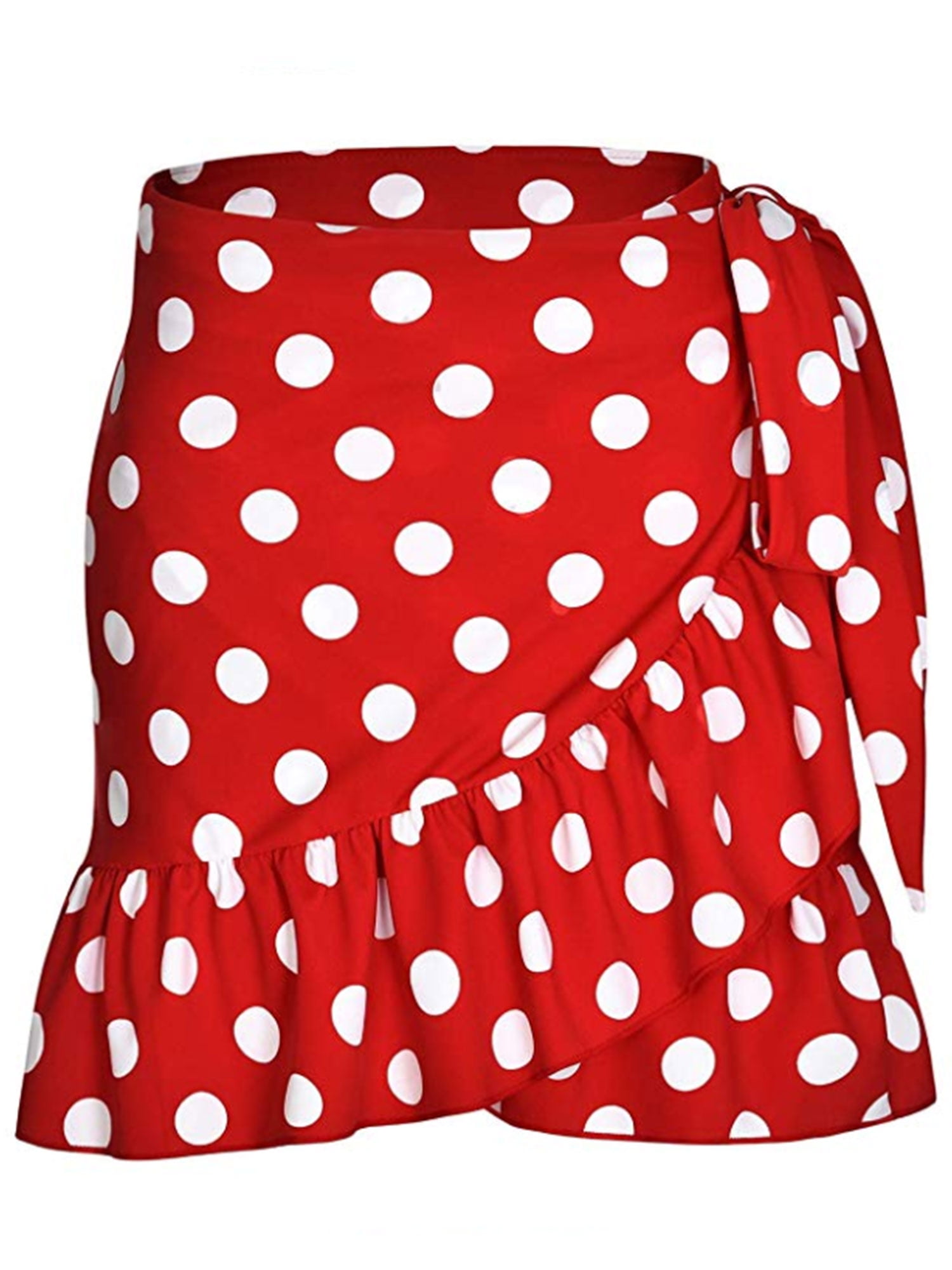 polka dot swim cover up